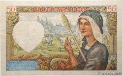 50 Francs JACQUES CŒUR FRANCE  1942 F.19.20 TTB