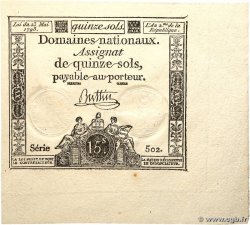 15 Sols FRANCE  1793 Ass.41b