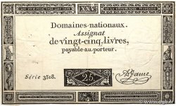 25 Livres FRANCE  1793 Ass.43a