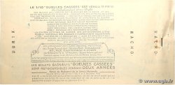 Carnet de Bons de Loterie de 1/10ème FRANCE régionalisme et divers  1939  SUP+