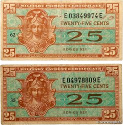 25 Cents Lot ÉTATS-UNIS D&nbsp;AMÉRIQUE  1954 P.M031
