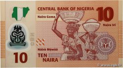10 Naira NIGERIA  2013 P.39d UNC
