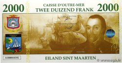 2000 Francs FRENCH ANTILLES  2018  FDC
