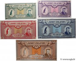 50 Pence au 20 Pounds Lot ILES JASON  1978  SUP à SPL