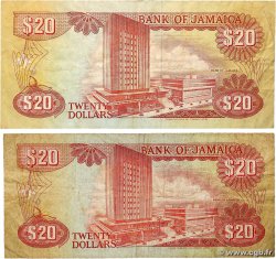 20 Dollars Lot JAMAICA  1995 P.72a et P.72e F