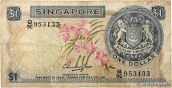 1 Dollar SINGAPOUR  1971 P.01c B+