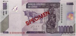 10000 Francs Spécimen CONGO, DEMOCRATIQUE REPUBLIC  2013 P.103bs UNC-
