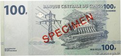 100 Francs Spécimen RÉPUBLIQUE DÉMOCRATIQUE DU CONGO  2007 P.098As NEUF