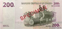 200 Francs Spécimen RÉPUBLIQUE DÉMOCRATIQUE DU CONGO  2013 P.099bs SPL