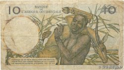 10 Francs FRENCH WEST AFRICA  1953 P.37 F