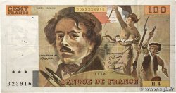 100 Francs DELACROIX modifié FRANKREICH  1978 F.69.01c