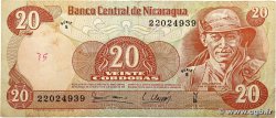 20 Cordobas NICARAGUA  1979 P.135 TB