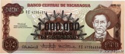 1000000 Cordobas sur 1000 Cordobas NICARAGUA  1990 P.164 UNC