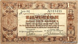 1 Gulden NETHERLANDS  1938 P.061 F