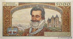 5000 Francs HENRI IV FRANCIA  1958 F.49.05 MBC