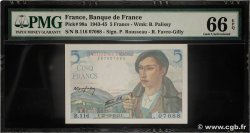 5 Francs BERGER FRANCIA  1943 F.05.05 FDC