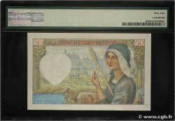 50 Francs JACQUES CŒUR FRANKREICH  1941 F.19.12 fST+