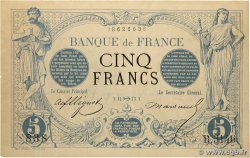 5 Francs NOIR FRANCIA  1873 F.01.23 EBC