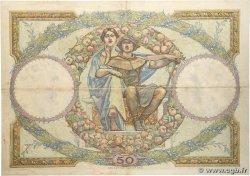 50 Francs LUC OLIVIER MERSON FRANCIA  1927 F.15.01 MBC