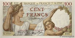 100 Francs SULLY FRANCIA  1941 F.26.44 SC+