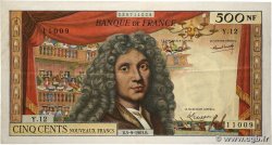 500 Nouveaux Francs MOLIÈRE FRANCIA  1963 F.60.05 MBC+