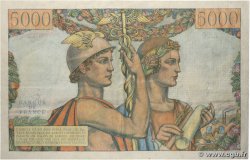 5000 Francs TERRE ET MER FRANKREICH  1952 F.48.06 fVZ