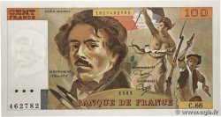 100 Francs DELACROIX modifié FRANCIA  1983 F.69.07 FDC