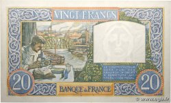 20 Francs TRAVAIL ET SCIENCE FRANCIA  1941 F.12.12 FDC