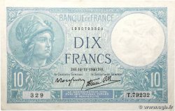 10 Francs MINERVE modifié FRANCE  1940 F.07.20