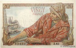 20 Francs PÊCHEUR FRANCE  1943 F.13.05
