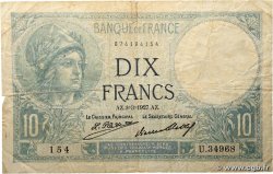 10 Francs MINERVE FRANCE  1927 F.06.12