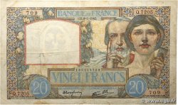 20 Francs TRAVAIL ET SCIENCE FRANCE  1942 F.12.21