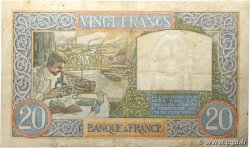 20 Francs TRAVAIL ET SCIENCE FRANCE  1942 F.12.21 F