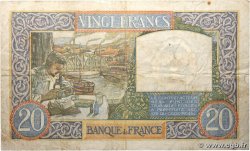 20 Francs TRAVAIL ET SCIENCE FRANCE  1941 F.12.15 F