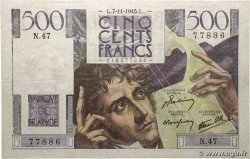 500 Francs CHATEAUBRIAND FRANCE  1945 F.34.03