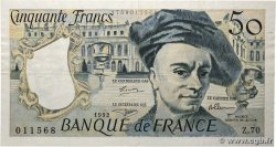 50 Francs QUENTIN DE LA TOUR FRANCE  1992 F.67.18