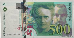 500 Francs PIERRE ET MARIE CURIE FRANCE  1995 F.76.02