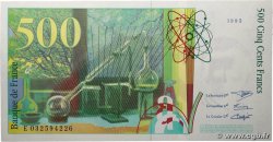 500 Francs PIERRE ET MARIE CURIE FRANCE  1995 F.76.02 AU+