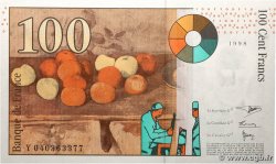 100 Francs CÉZANNE FRANCE  1998 F.74.02 UNC-