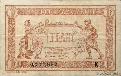 1 Franc TRÉSORERIE AUX ARMÉES 1917 FRANCE  1917 VF.03.11