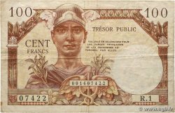 100 Francs TRÉSOR PUBLIC FRANCE  1955 VF.34.01