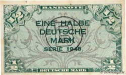 1/2 Deutsche Mark GERMAN FEDERAL REPUBLIC  1948 P.01b XF