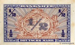 1/2 Deutsche Mark GERMAN FEDERAL REPUBLIC  1948 P.01b XF