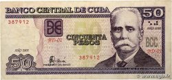 50 Pesos CUBA  2002 P.123a BC