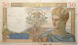 50 Francs CÉRÈS modifié FRANCE  1939 F.18.26 pr.TB