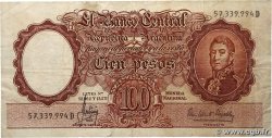 100 Pesos ARGENTINE  1957 P.272c TB