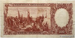 100 Pesos ARGENTINE  1957 P.272c TB