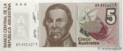 5 Australes ARGENTINE  1986 P.324b NEUF