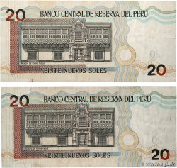 20 Nuevos Soles Lot PERU  2001 P.176a F+