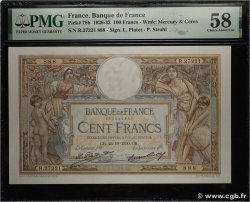 100 Francs LUC OLIVIER MERSON grands cartouches Numéro spécial FRANCIA  1930 F.24.09 SC